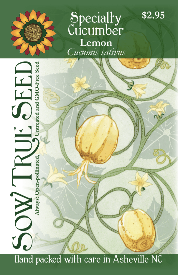 Specialty Cucumber Seeds - Lemon - Sow True Seed