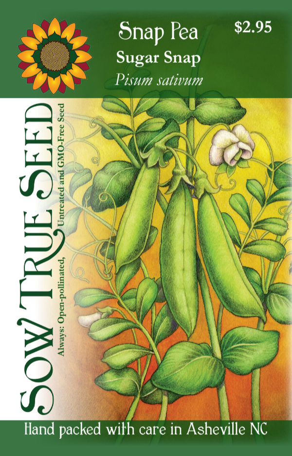 Snap Pea Seeds - Sugar Snap - Sow True Seed
