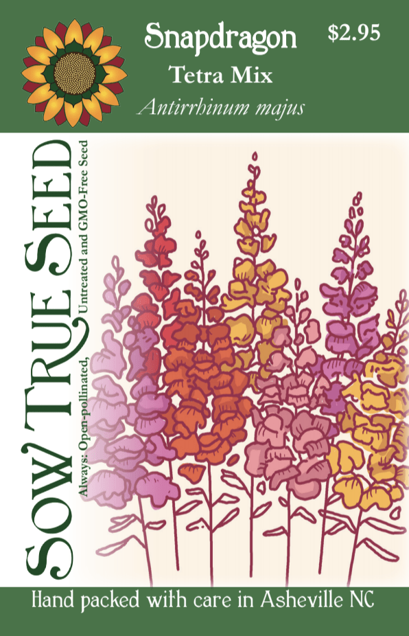 Snapdragon Seeds - Tetra Mix - Sow True Seed