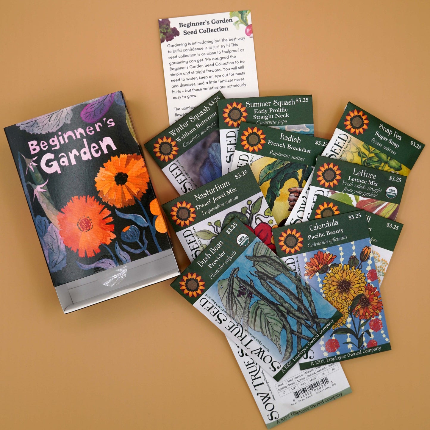 Beginner's Garden Seed Collection Box