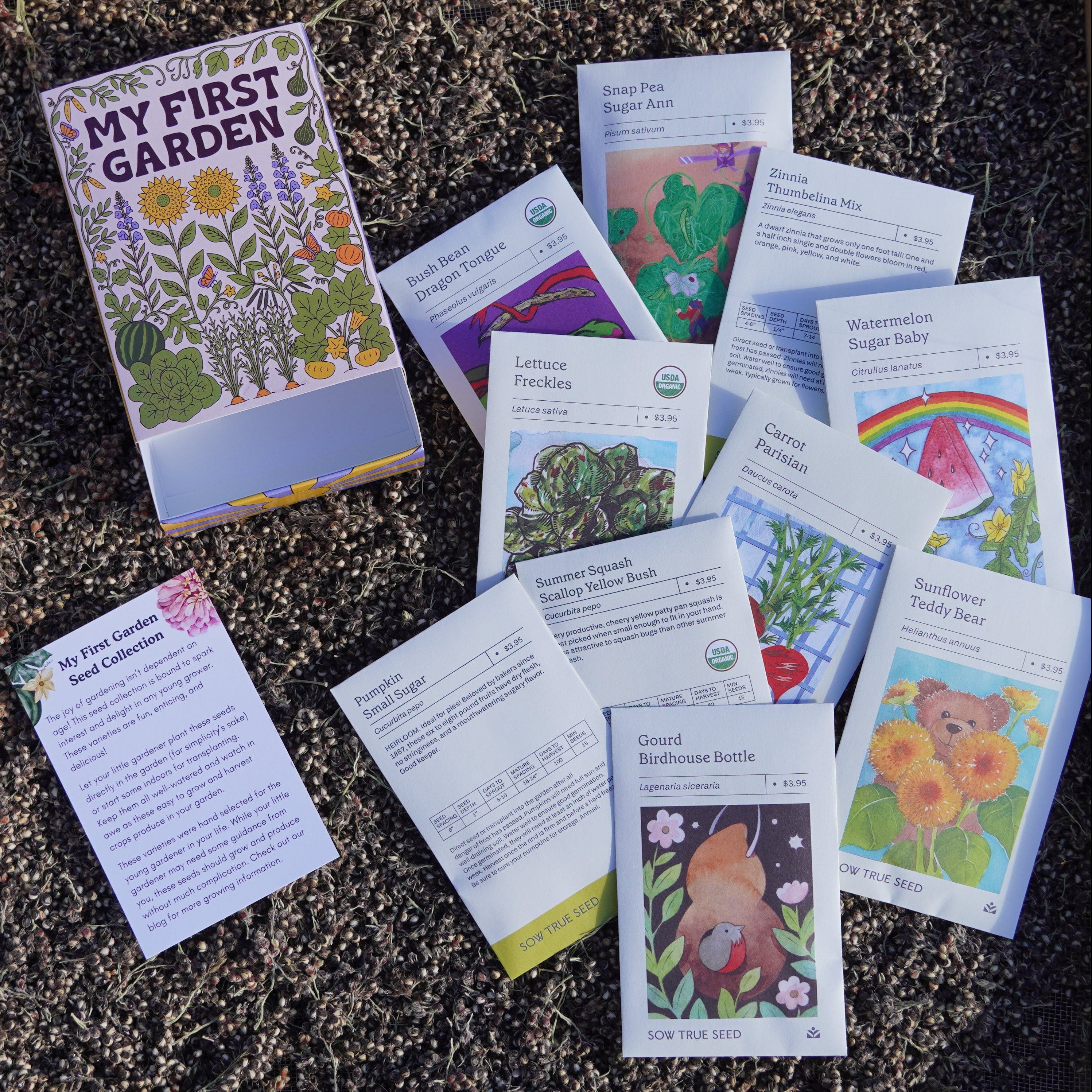 wholesale garden seed packets My First Garden Seed Collection Box – Sow True Seed Wholesale