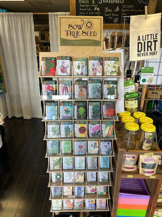 Wooden Seed Display