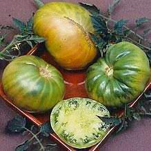 Slicing Tomato Seeds - Aunt Ruby's German Green, ORGANIC - Sow True Seed