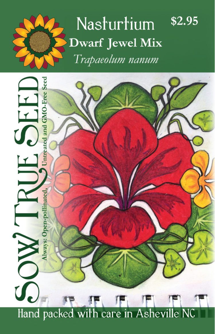 Nasturtium Seeds - Dwarf Jewel Mix - Sow True Seed
