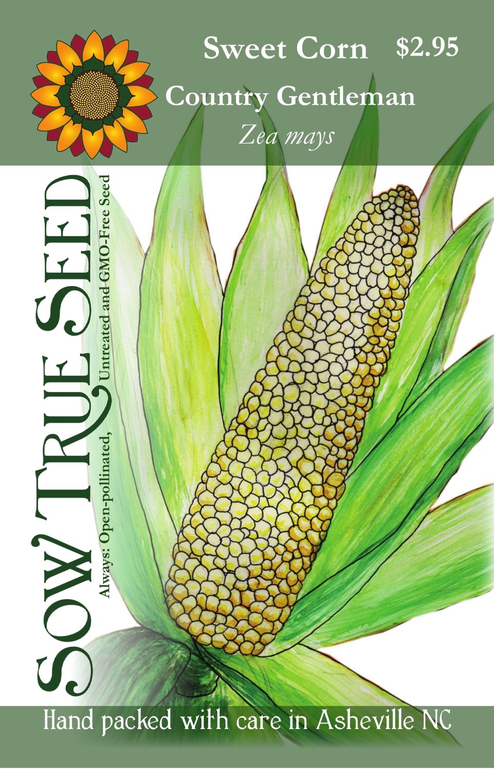 Sweet Corn - Country Gentleman - Sow True Seed