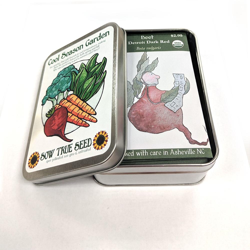 Cool Season Garden Collection Gift Tin - Sow True Seed