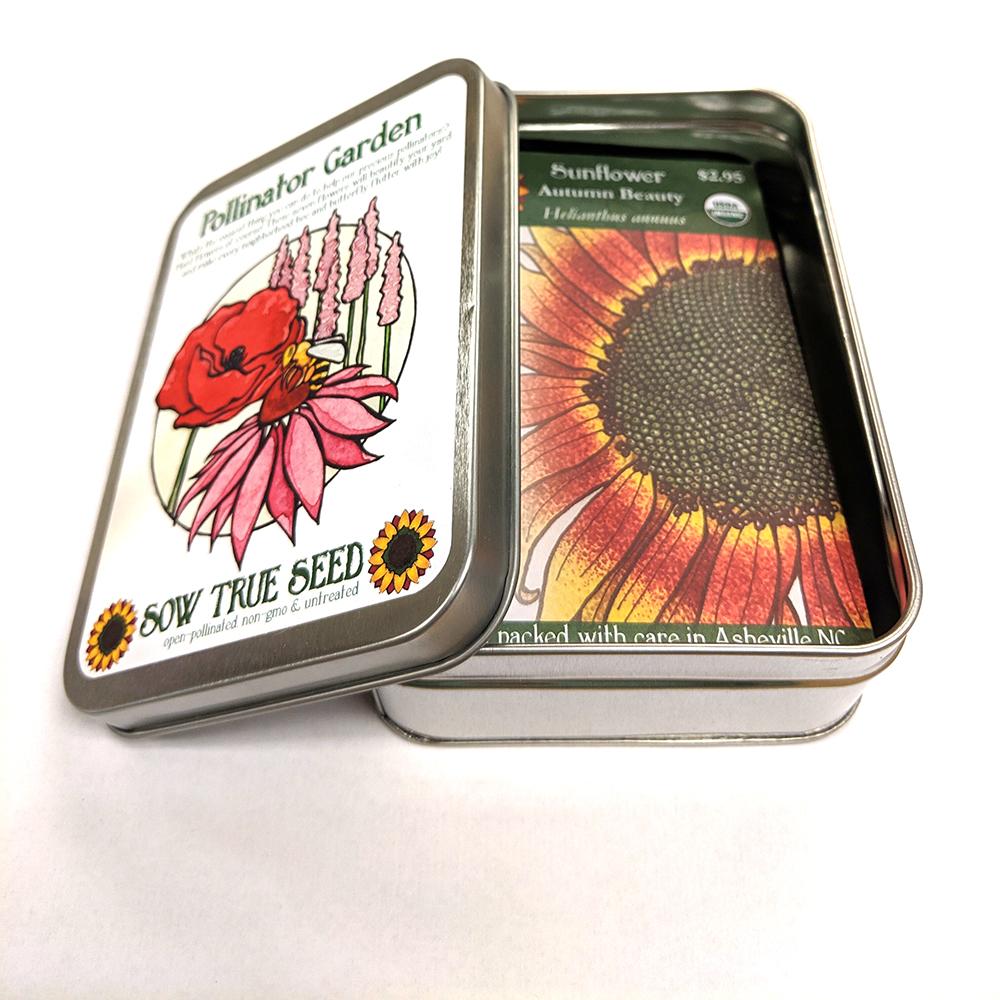 Pollinator Garden Collection Gift Tin - Sow True Seed
