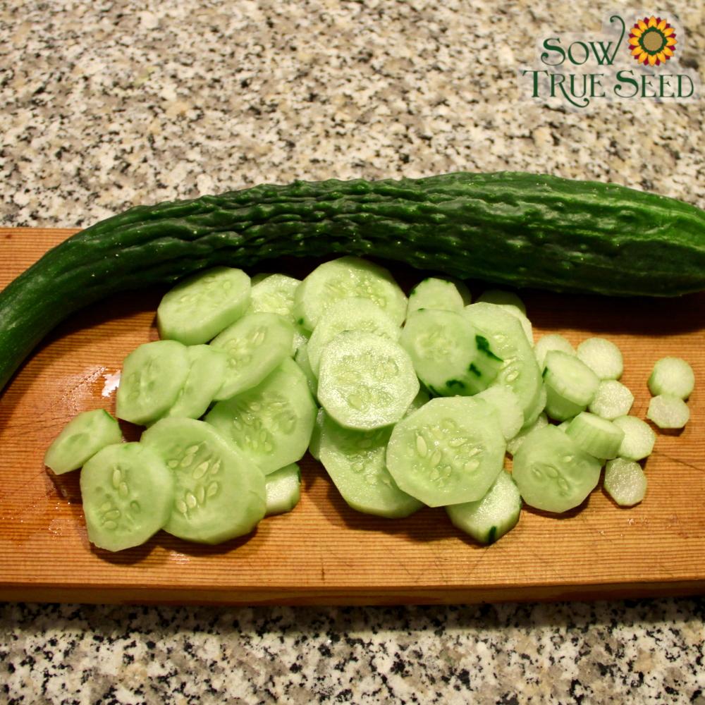 Slicing Cucumber Seeds - Suyo Long, ORGANIC - Sow True Seed