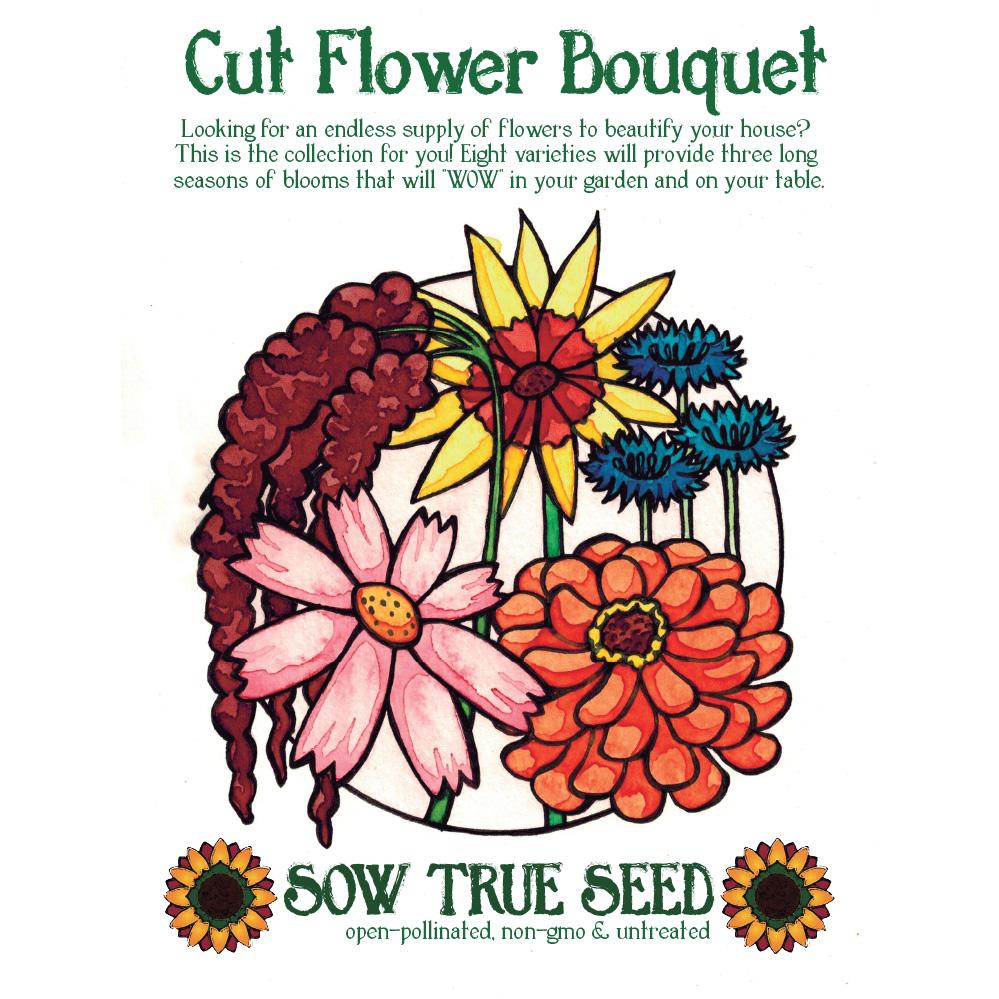 Cut Flower Bouquet Garden Collection Gift Tin - Sow True Seed