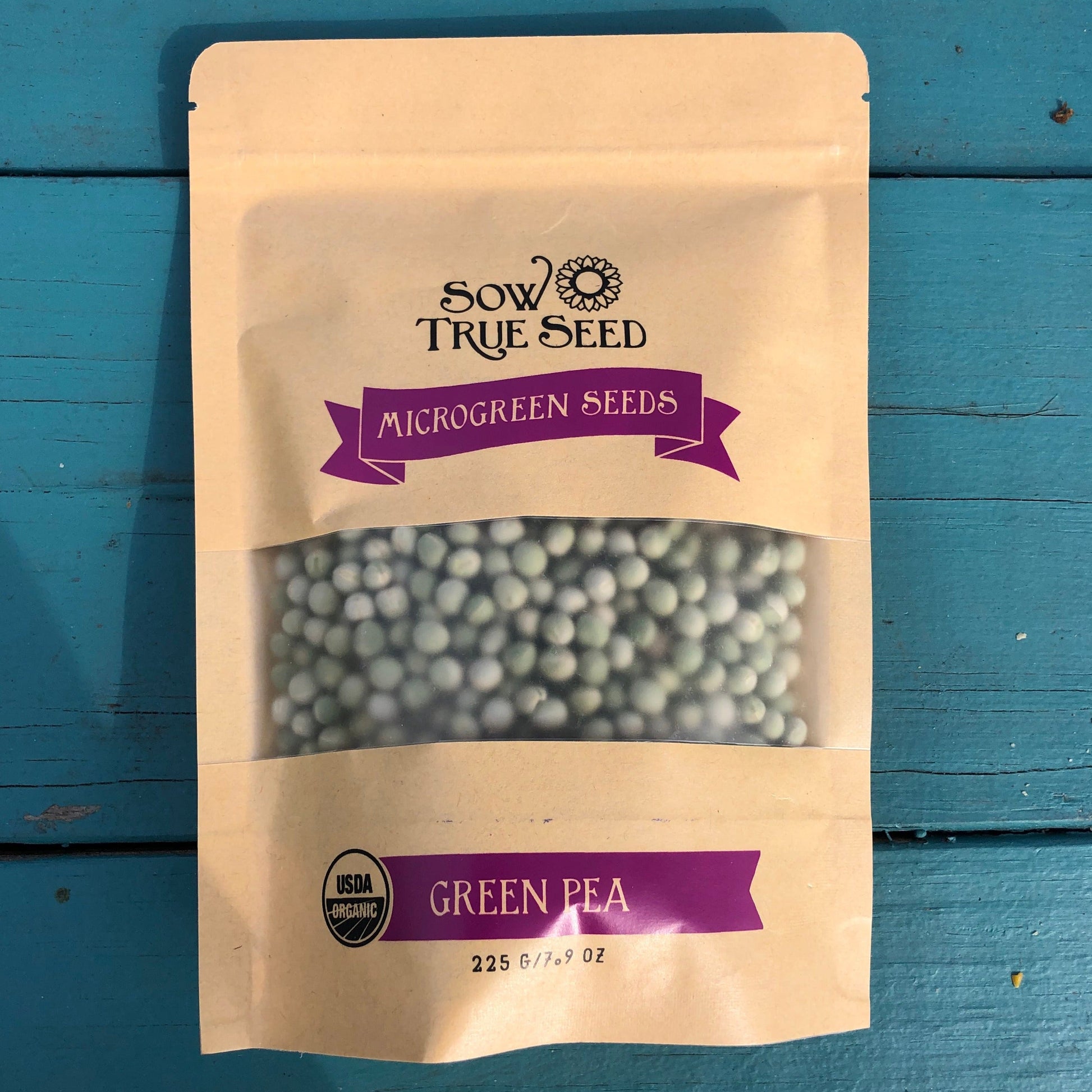 Sprouting Seed - Green Pea, ORGANIC - Sow True Seed