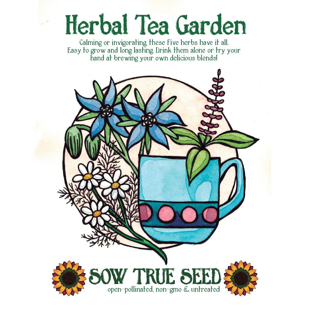 Herbal Tea Garden Collection Gift Tin - Sow True Seed