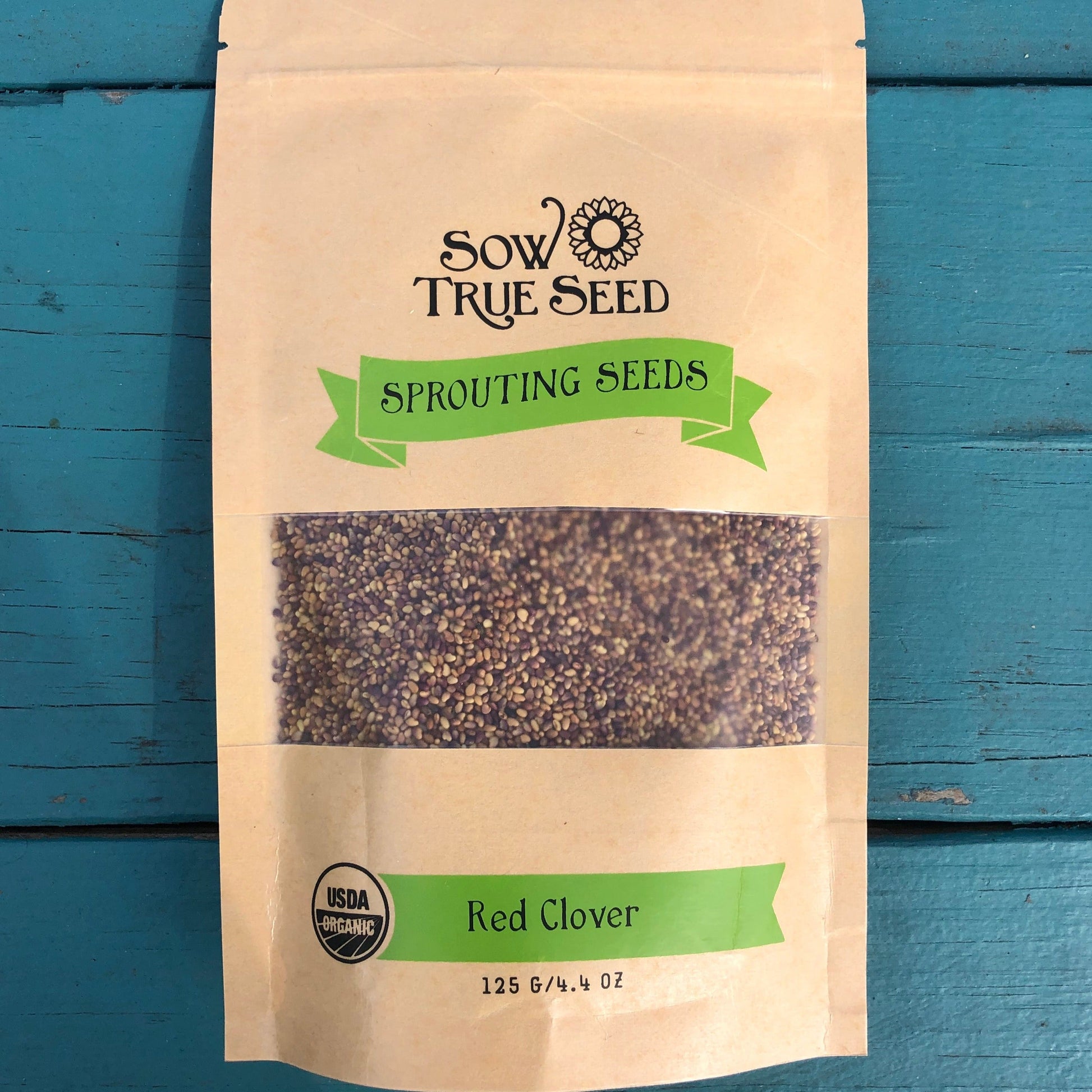 Sprouting Seed - Red Clover, ORGANIC - Sow True Seed