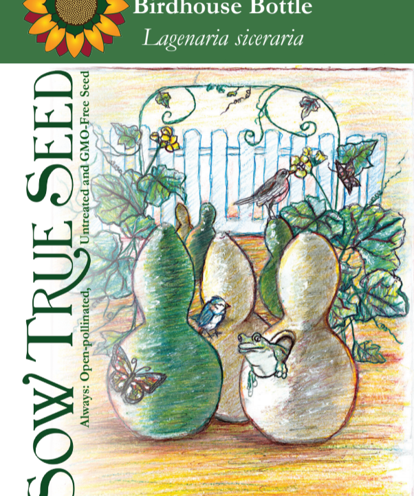 Gourd Seeds - Birdhouse Bottle - Sow True Seed
