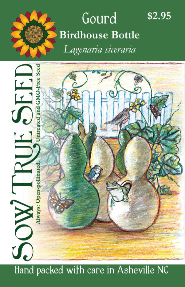Gourd Seeds - Birdhouse Bottle - Sow True Seed