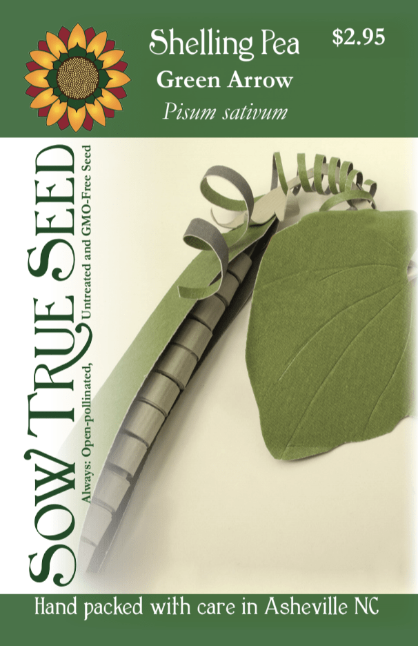 Shelling Pea Seeds - Green Arrow - Sow True Seed