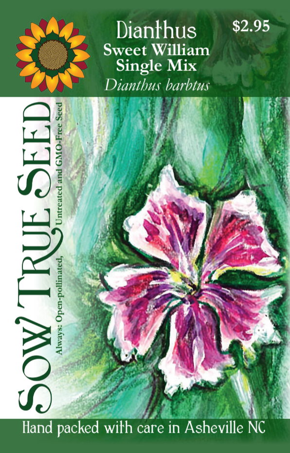 Dianthus Seeds - Sweet William Single Mix - Sow True Seed