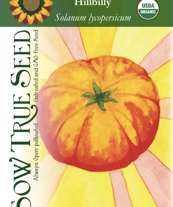 Slicing Tomato Seeds - Hillbilly, ORGANIC - Sow True Seed
