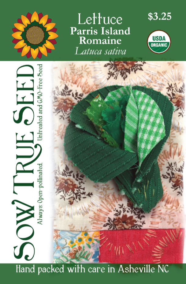 Lettuce Seeds - Parris Island Romaine, Organic - Sow True Seed