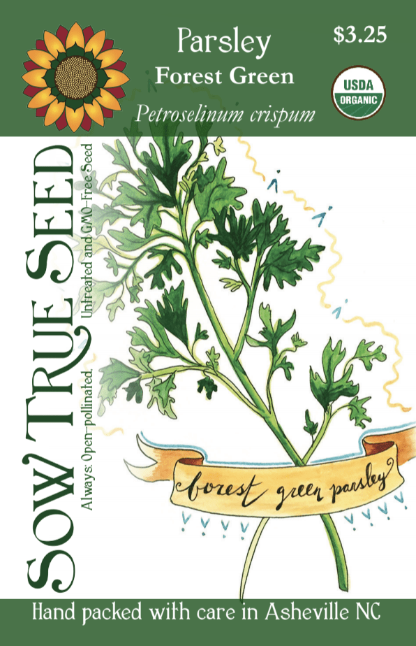 Parsley Seeds - Forest Green, ORGANIC - Sow True Seed