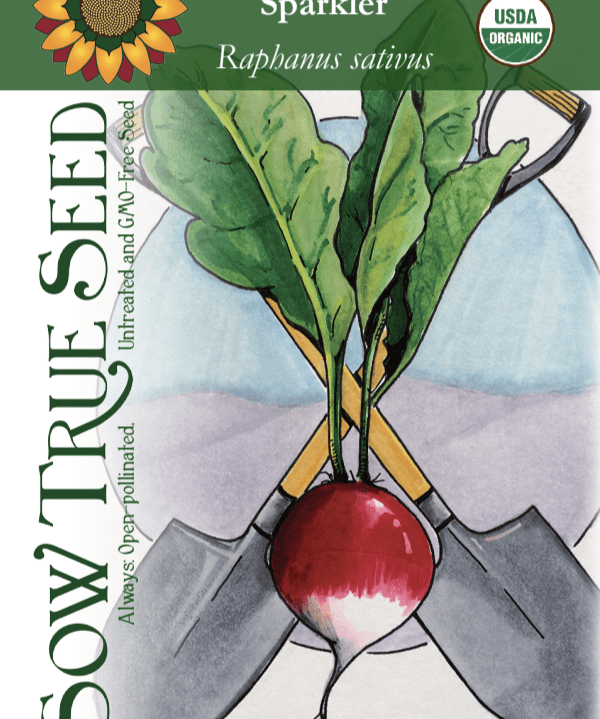 Radish Seeds- Sparkler, ORGANIC - Sow True Seed