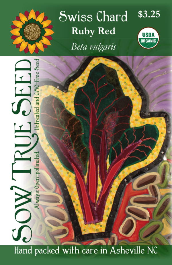 Swiss Chard Seeds - Ruby Red - Sow True Seed