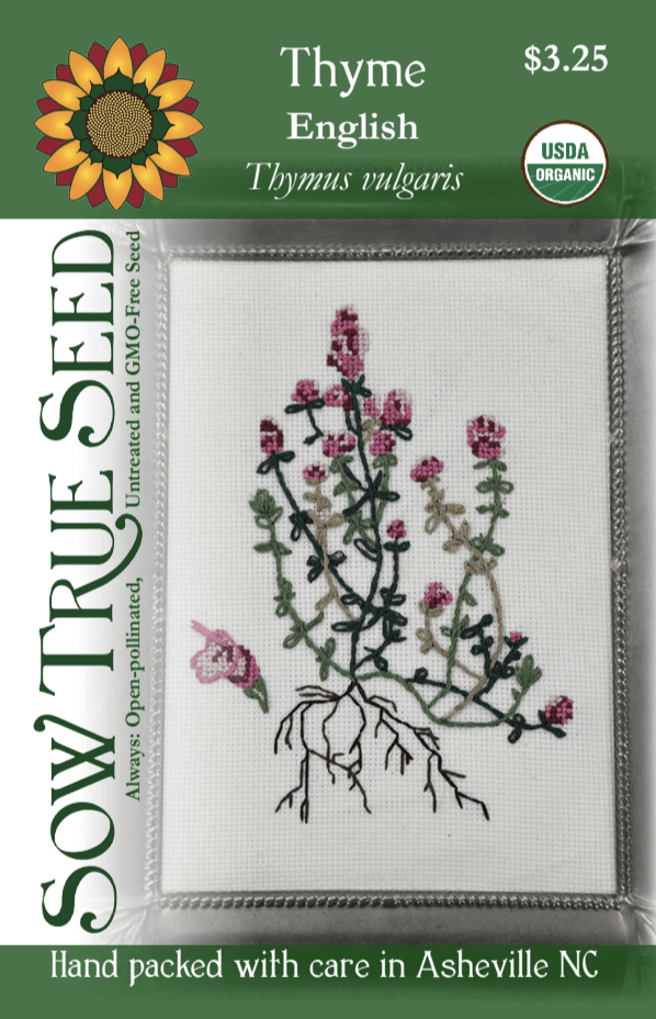 Thyme Seeds - English, ORGANIC - Sow True Seed