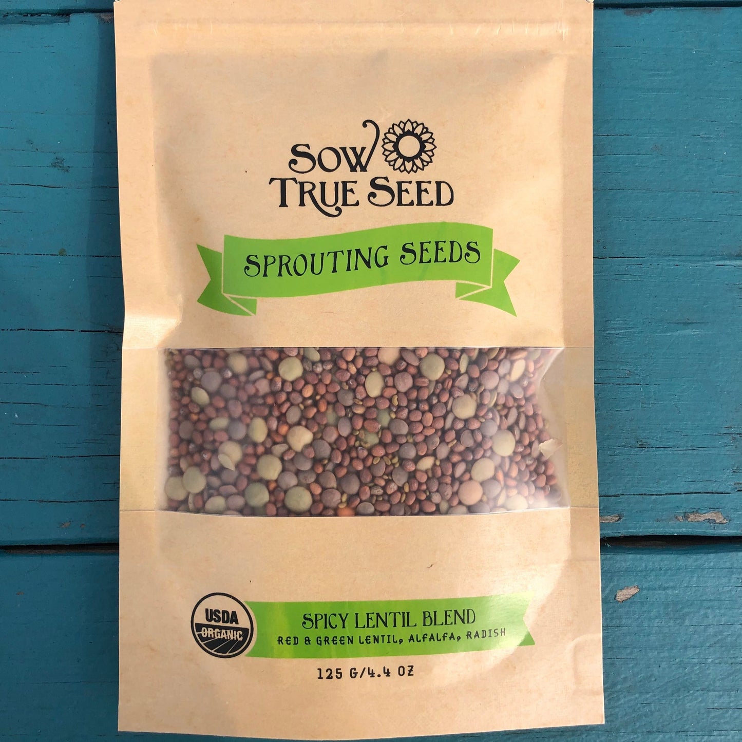 Sprouting Seed - Spicy Lentil Blend, ORGANIC - Sow True Seed